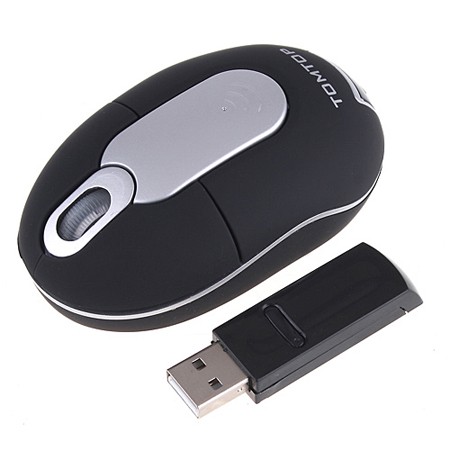  Mini ratón inalámbrico óptico RF 3D USB para PC u ordenador portátil