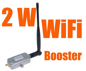  Stronger 2W/333DBm WiFi 802.11b/g Booster Amplifier
