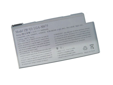 Batería ordenador 6600mAh 14.8v 4UR18650F-3-QC-PA1