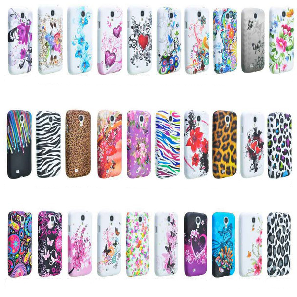  Colorful Flower Soft TPU Protector Case Cover Skin for Galaxy S4 i9500