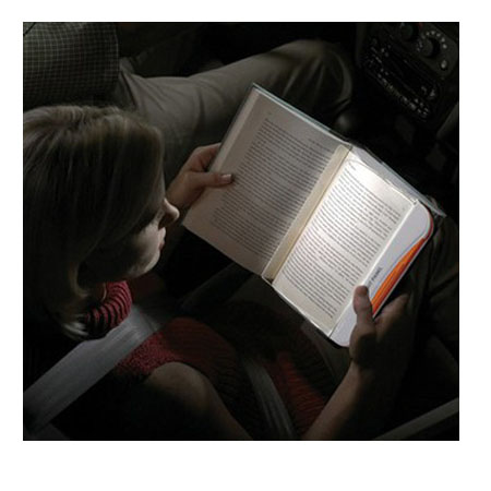  PAGE BRITE ULTRA SLIM BOOK LIGHT MAGNIFIER UP TO 3X 4 LED LIGHTS BOOK MARK NEW