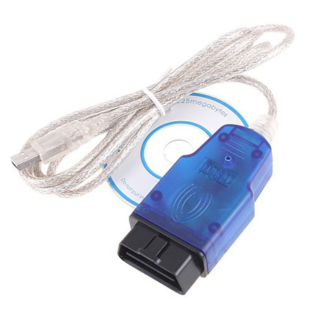  Interfaz de diagnóstico USB OBD-II-2 KKL 409.1 OBD2 cable VAG-COM para VW/AUDI