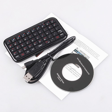  Mini teclado Bluetooth inalámbrico para PS3 Mac PC PDA