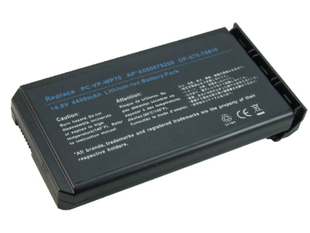 Batería ordenador 4400mAh/8Cell 14.8V PC-VP-WP70-baterias-4400mAh/FUJITSU-PC-VP-WP70
