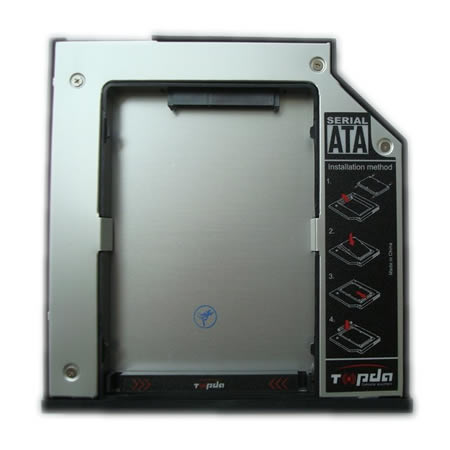 Batería ordenador portátil NUEVO SATA 2nd HDD Caddy Module Bay DELL E4300 E4310 DV20