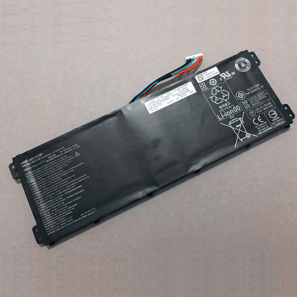 Batería ordenador 74Wh/4810mAh 15.4V AP17C5P-baterias-74Wh/ACER-AP17C5P