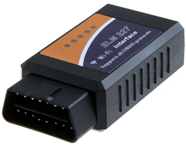 Batería ordenador portátil ELM327 WIFI OBD2 OBDII Wireless Car Diagnostic Reader Scanner Adapter for iPhone