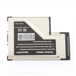 Batería ordenador portátil Express Card Expresscard 54mm to USB 3.0 x 2 Port Adapter Adaptore