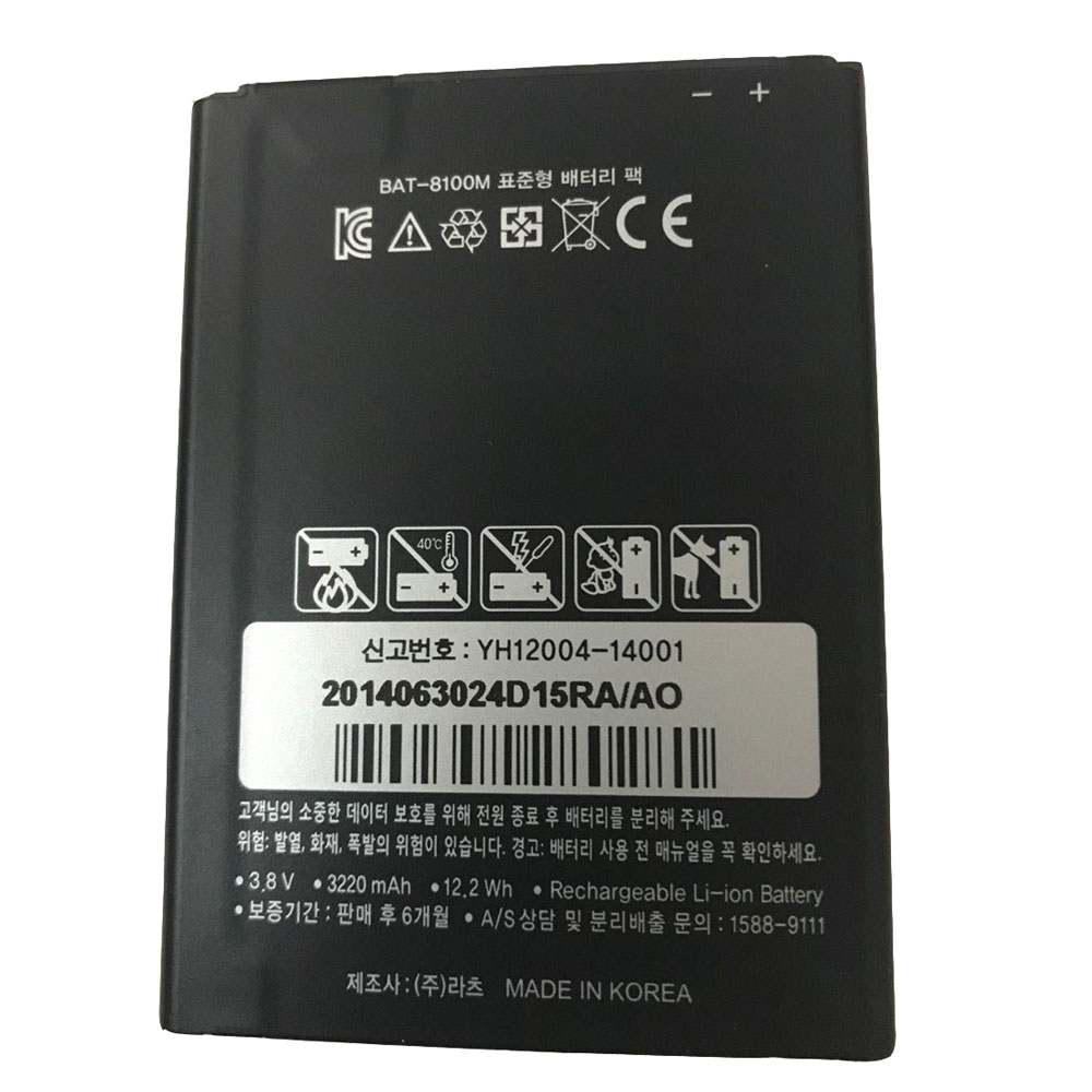 Batería  3220mAh/12.2WH 3.8V/4.35V BAT-8100M-baterias-3220mAh/VEGA-YH12004-14001