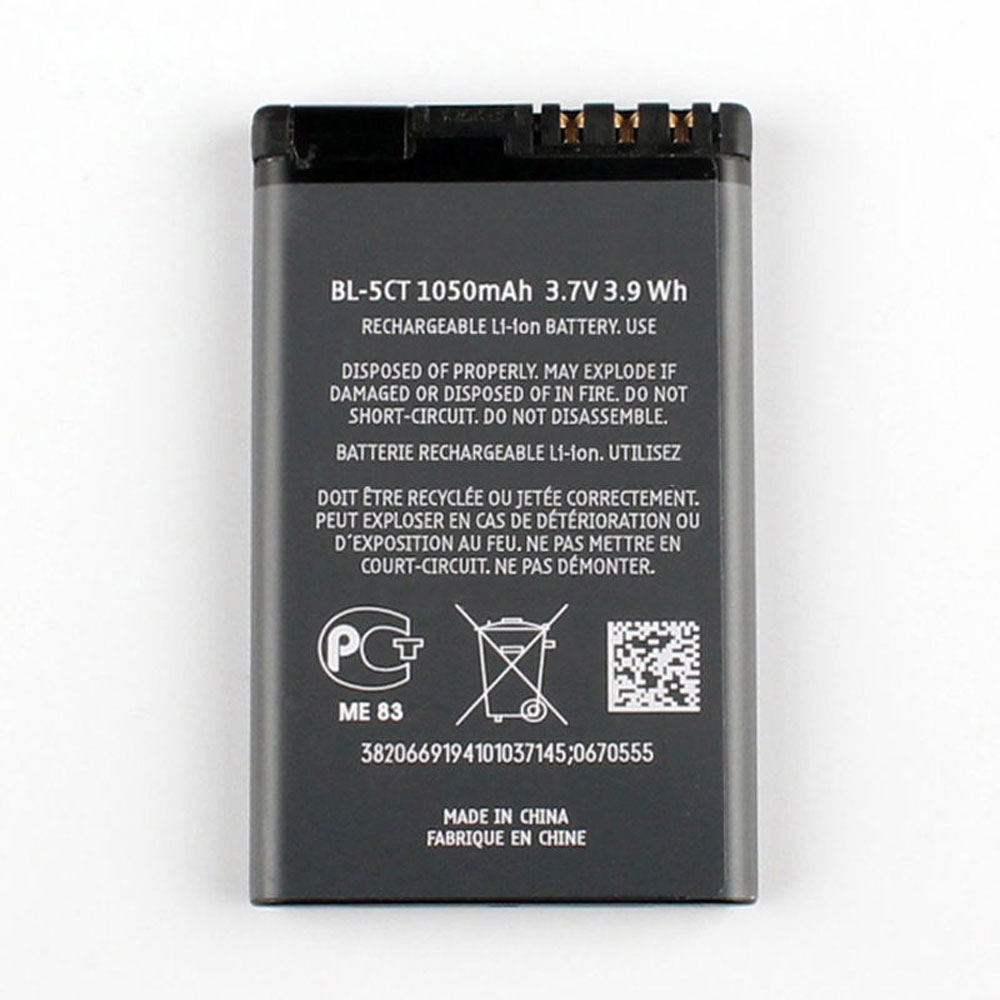 Batería  1050MAH/3.9WH 3.7V BL-5CT-baterias-1050MAH/NOKIA-BL-5CT