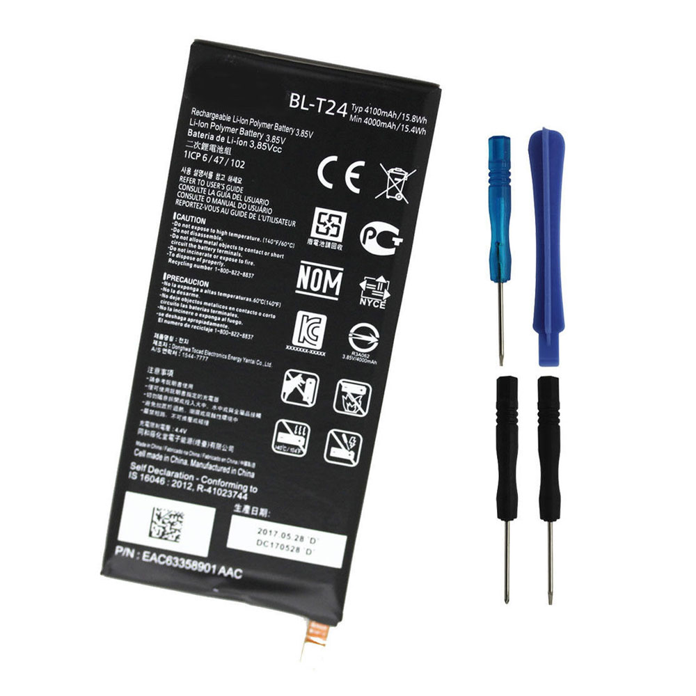Batería  4100Mah/15.8Wh 3.85 V BL-T24-baterias-4100Mah/LG-BL-T24