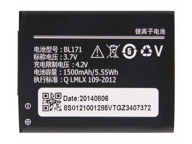 Batería  1500mah/5.55wh 3.7V BL171-baterias-1500mah/LENOVO-BL171