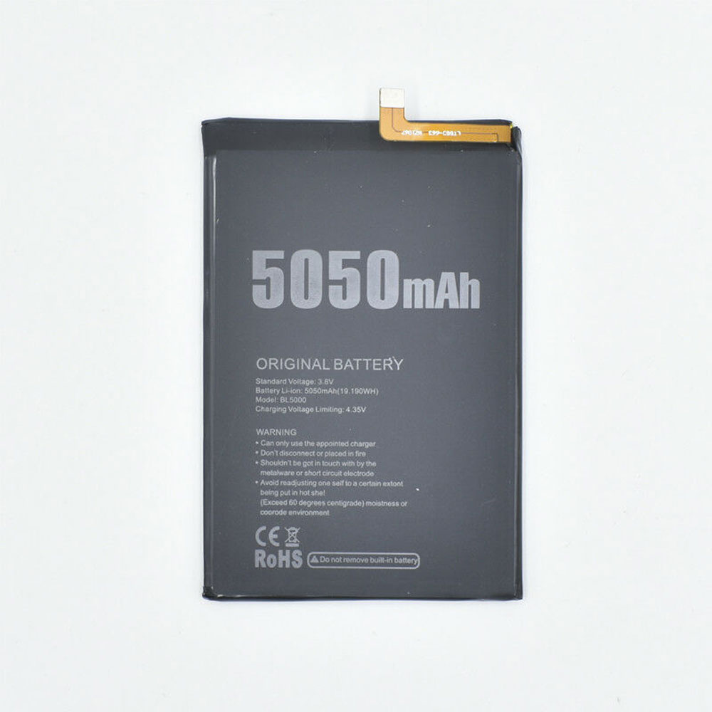 Batería  5050mAh/19.19WH 3.8V/4.35V BL5000-baterias-5050mAh/DOOGEE-BL5000