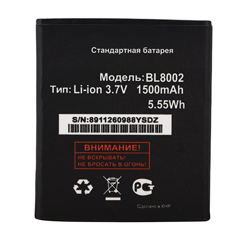 Batería  1500mAh/5.55WH 3.7V BL8002-baterias-1500mAh/FLY-BL8002