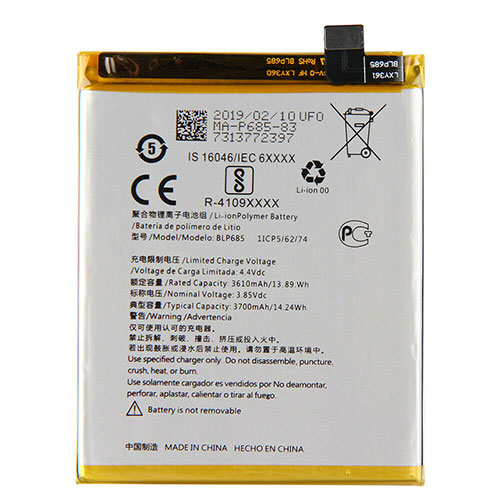 Batería  5000mAh/34Wh 3.85V/4.4V BLP599-baterias-4000mAh/OPPO-BLP685