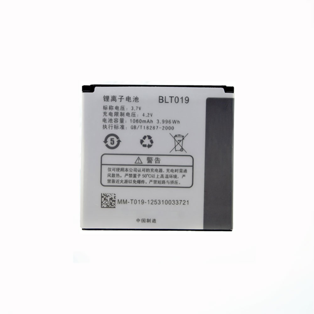 Batería  1080mAh/3.996WH 3.7V/4.2V BLP749-baterias-1950mAh/OPPO-BLT019