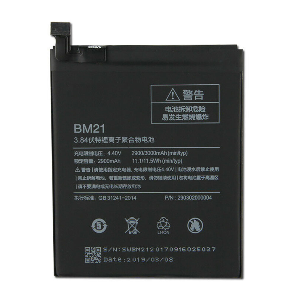 Batería  2900mAh/11.1WH 3.84V/4.4V BM21-baterias-2900mAh/XIAOMI-BM21