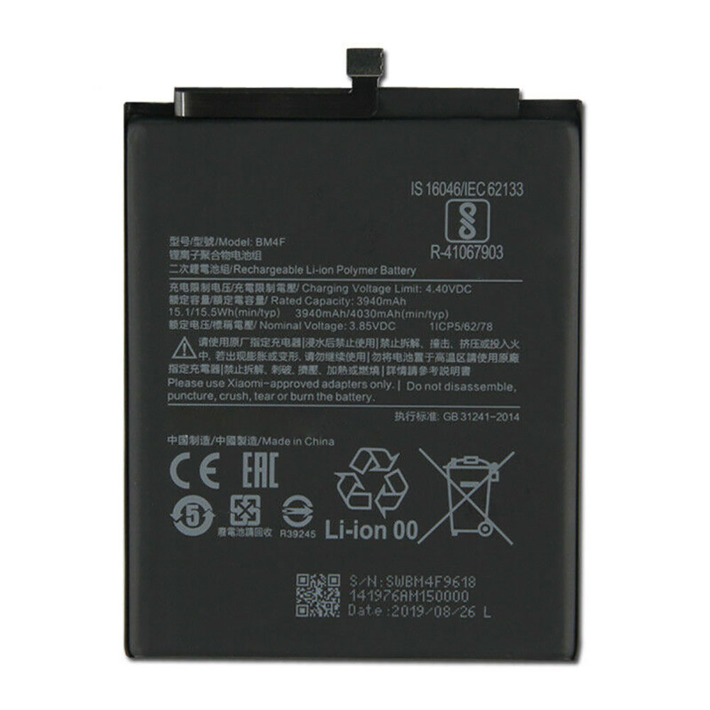 Batería  3940mAh/15.1WH 3.85V/4.4V BM4F-baterias-3940mAh/XIAOMI-BM4F