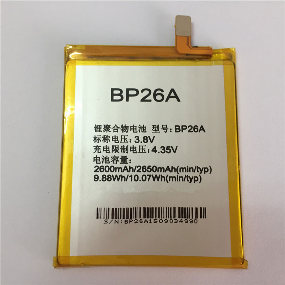 Batería  2650mAh/10.07WH 3.8V/4.35V BP26A-baterias-2650mAh/PIONEER-BP26A
