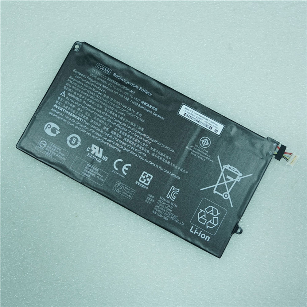 Batería ordenador 30Wh/2600mAh 11.55V CC03XL-baterias-30Wh/HP-CC03XL
