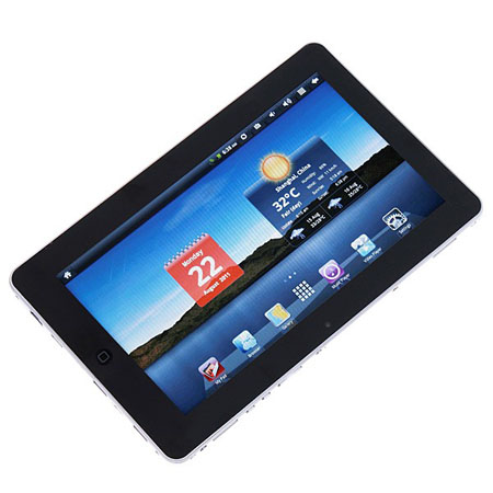 Batería ordenador portátil Tablet PC 8GB WiFi 3G GPS Google Android 2.3 Infotmic 1GHz Cámara Pantalla 10.1