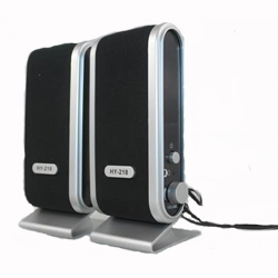 Batería ordenador portátil FASHION USB PMPO Stereo Mini Power Computer Speakers Speaker for Laptop PC BLACK