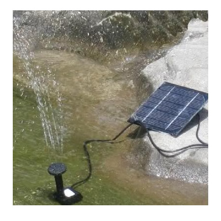 Batería ordenador portátil Solar Power Fountain Pool Water Pump Garden Plants Sun plants watering outdoor