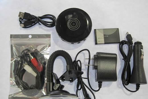 Batería ordenador portátil Motion Detect Vehicle Camera Mini DVR Cam+Car Charger 