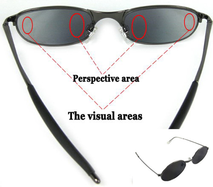 Batería ordenador portátil Rear View Rearview Behind Spy Sunglasses Monitor Mirror