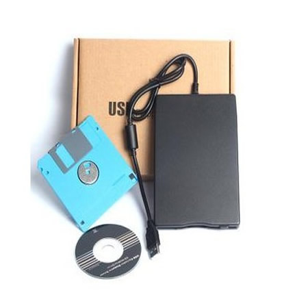 Batería ordenador portátil New Black External USB Floppy Disk Drive For Laptop PC Fdd Diskette Home Office