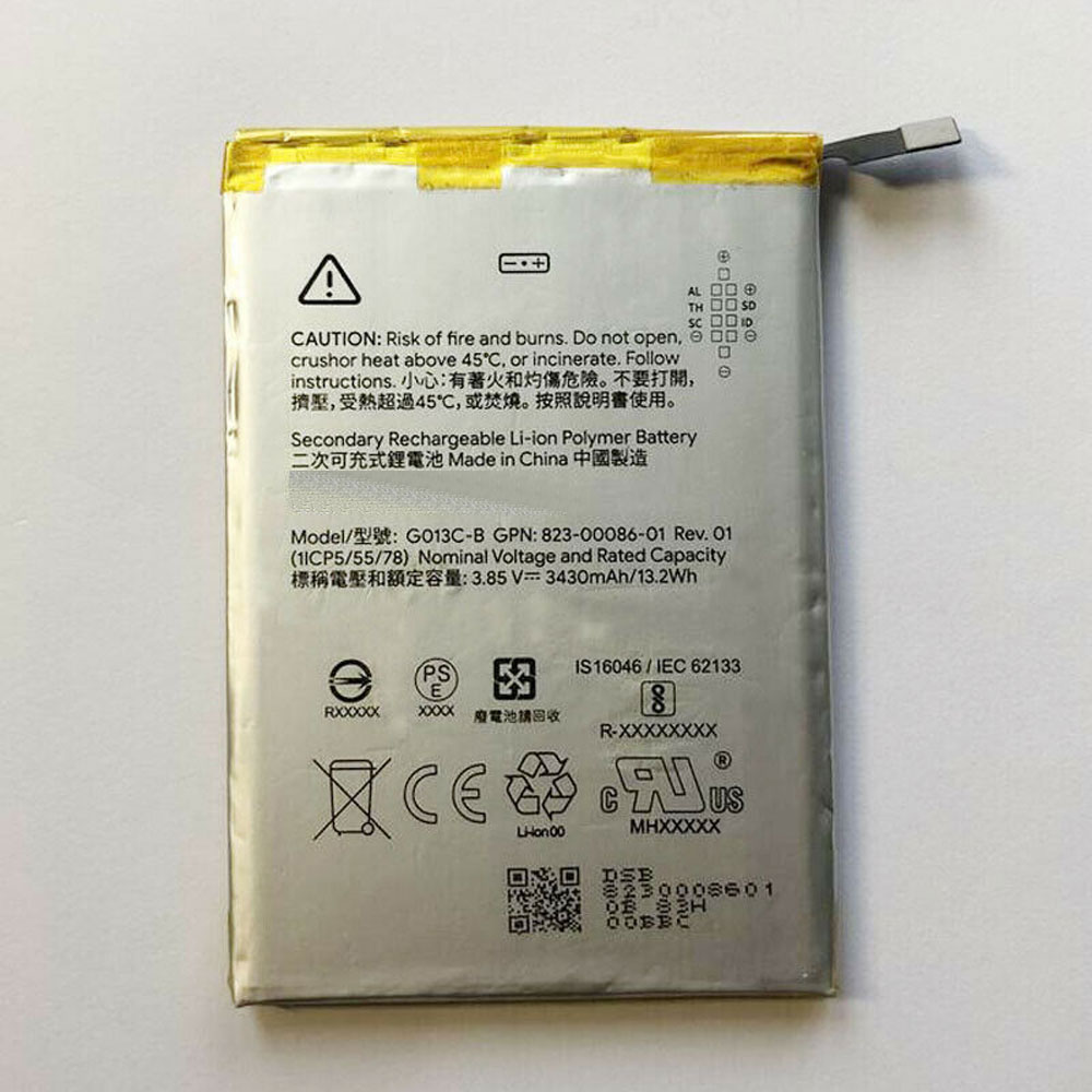 Batería  3430mAh/13.2WH 3.85V G013C-B-baterias-3430mAh/HTC-G013C-B