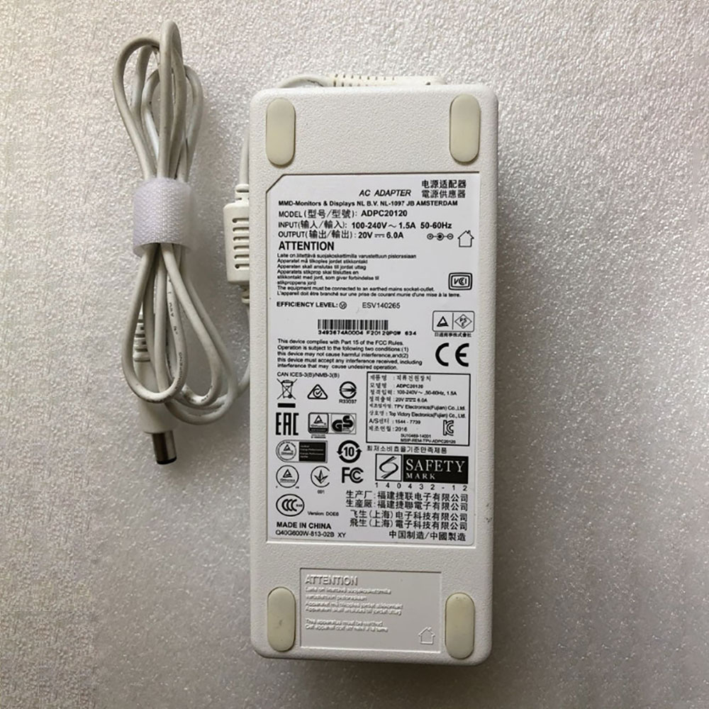 20V 6.0A 120W Philips ADPC20120 adapter