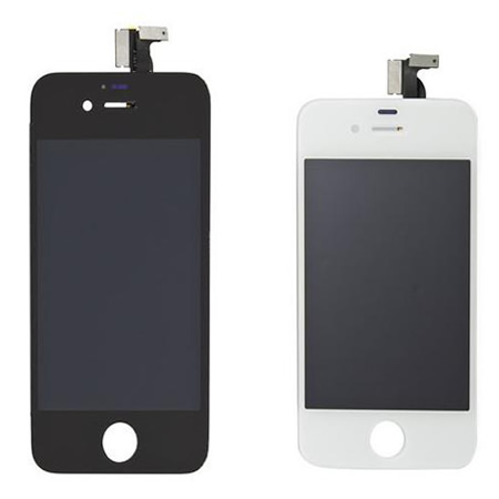 Batería ordenador portátil Touch Screen Digitizer Glass LCD Display Replacement Assembly For iPhone 4S B/W