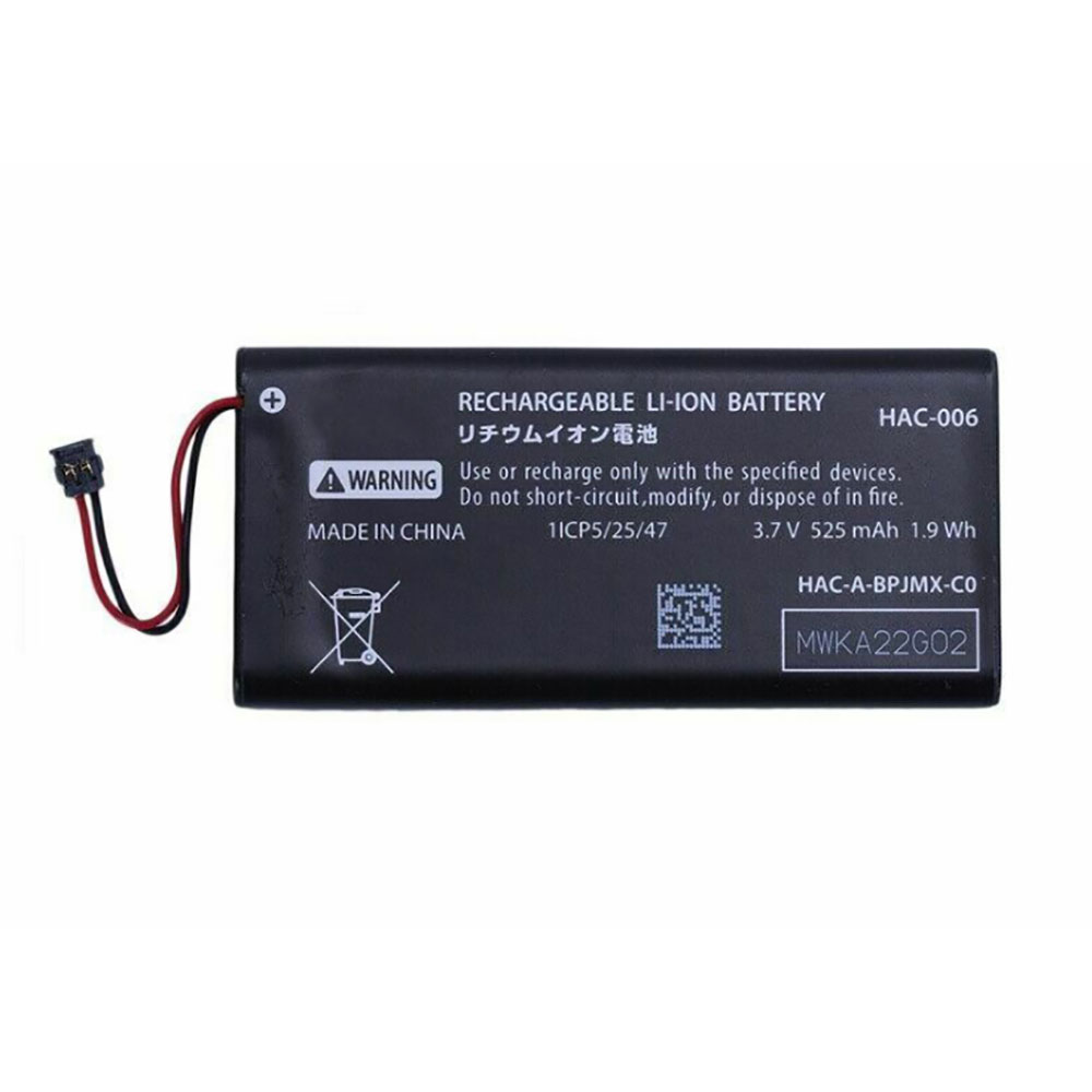 Batería  450mAh/1.67Wh 3.7V HAC-006-baterias-450mAh/NINTENDO-HAC-006