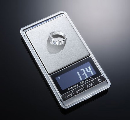 Batería ordenador portátil 300g x 0.01g Nueva mini báscula digital de bolsillo