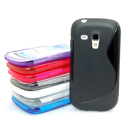 Batería ordenador portátil 1× 8 Colors S Shaped TPU Gel Case 

Cover For Galaxy S3 SIII Mini i8190
