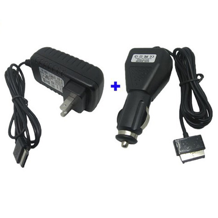 Batería ordenador portátil Car charger +US AC adapter For ASUS Eee Pad Transformer Prime TF101 

TF201 TF300