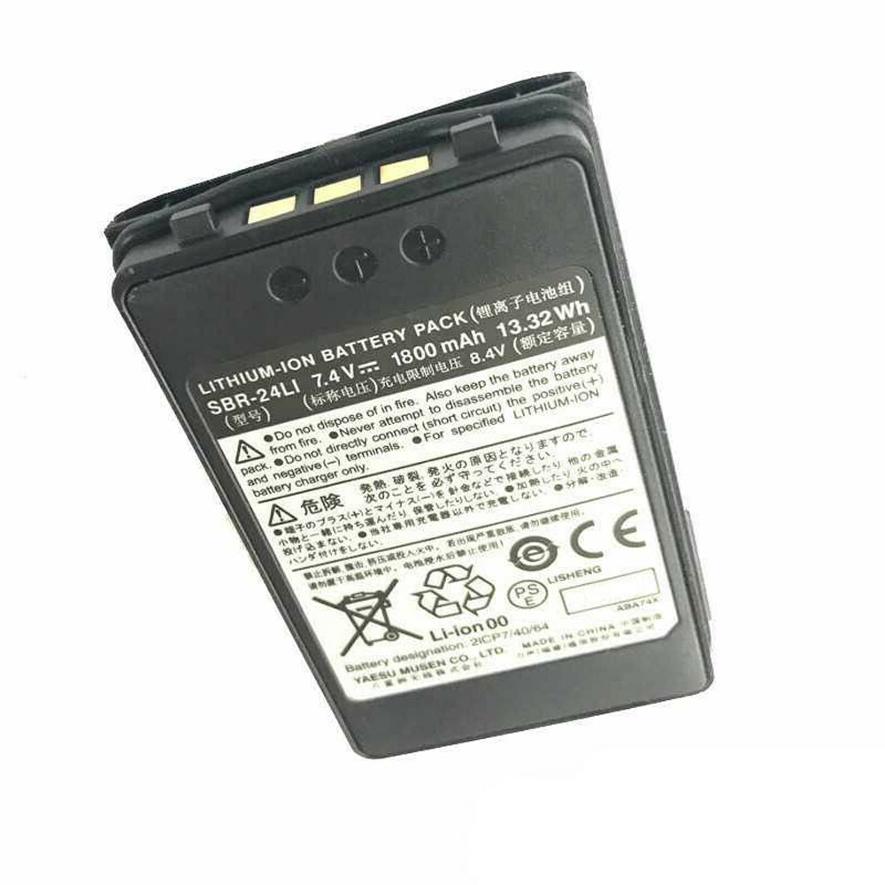 Batería  1800mAh/13.32WH 7.4V/8.4V NB-102LI-baterias-2000MAH/YAESU-SBR-24LI
