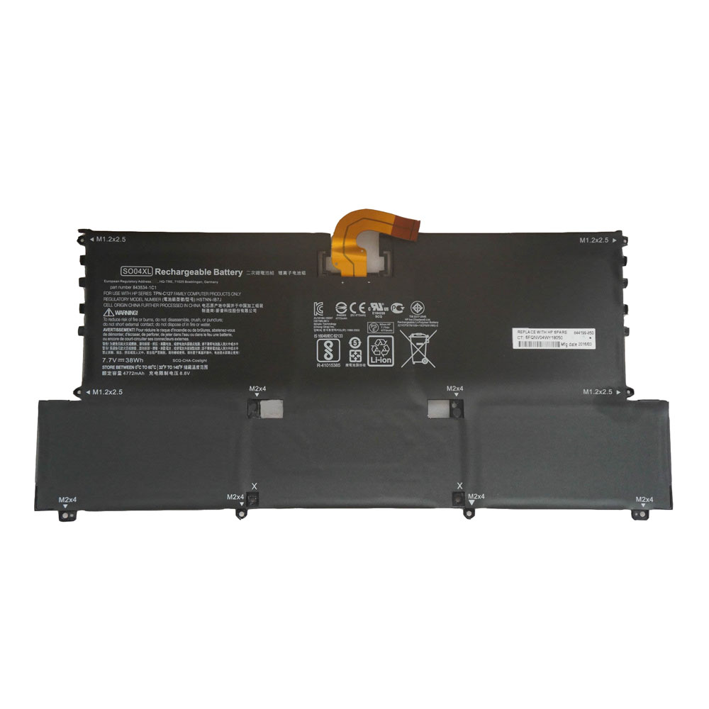 Batería ordenador 38Wh / 4950mAh 7.7V SO04XL-baterias-38Wh-/HP-843534-121-baterias-48Wh/HP-SO04XL