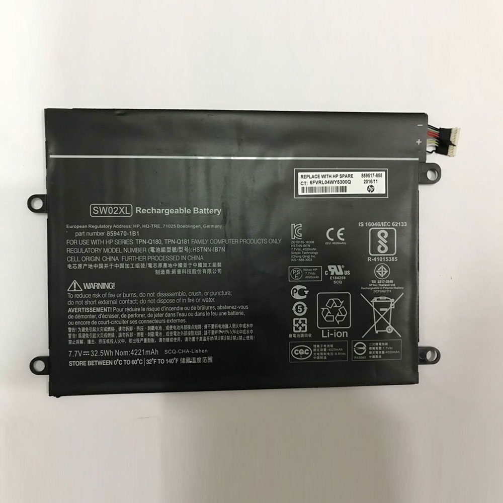 Batería ordenador 32.5Wh 7.7V HSTNN-IB7N