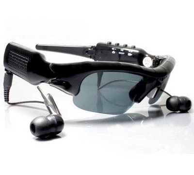 Batería ordenador portátil 8GB Spy Sunglasses Mp3 Camera Video Recorder DVR MP3 Player Sun Glass COOL Glass
