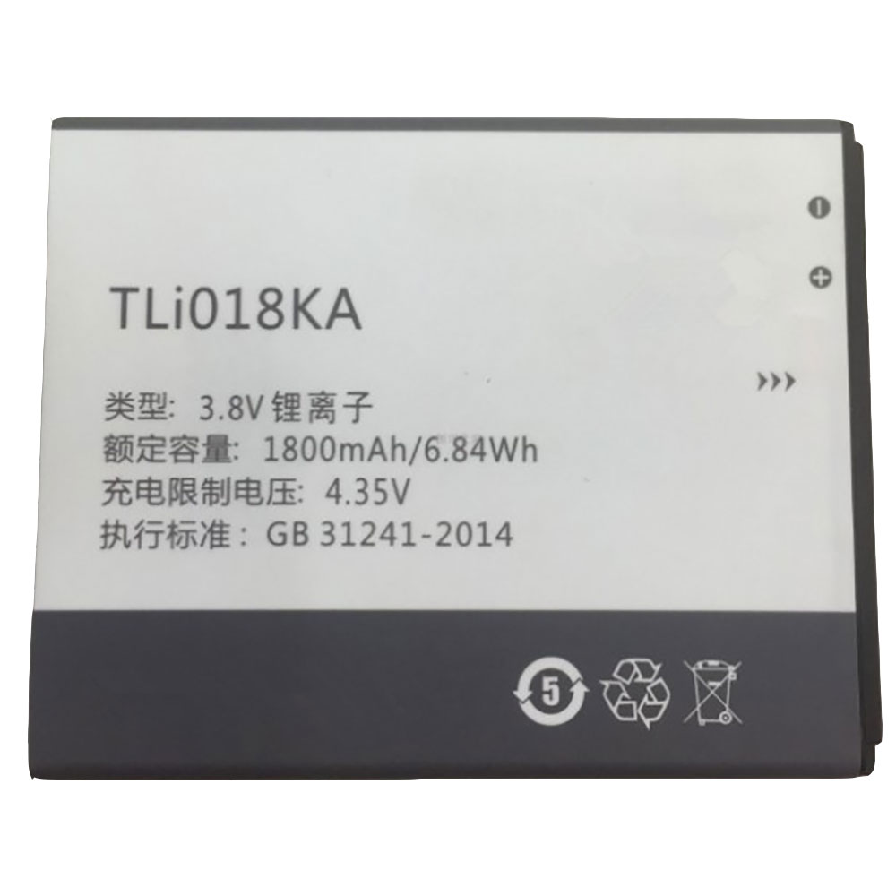 Batería  1800mAh/6.84WH 3.8V/4.35V TLi018KA-baterias-1800mAh/TCL-TLi018KA