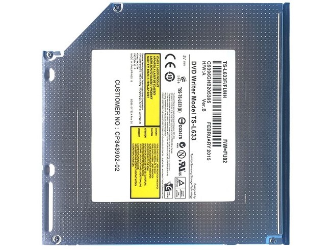 Batería ordenador portátil Toshiba Lenovo TS-L633 Internal 8XDVD RW DVD R DL SATA 12.7mm Drive