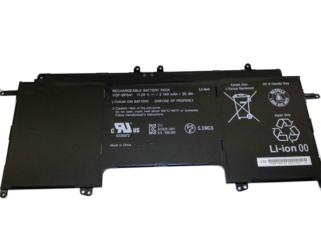 Batería ordenador 3140mAh/36Wh 11.25V VGP-BPS41-baterias-3140mAh/SONY-VGP-BPS41