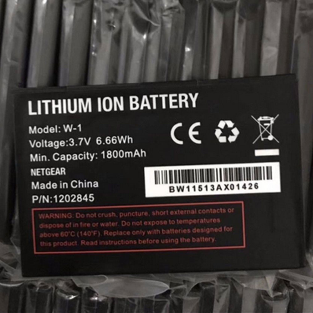 Batería  1800mAh/6.66WH 3.7V W-9-baterias-4340mAh/NETGEAR-W-1