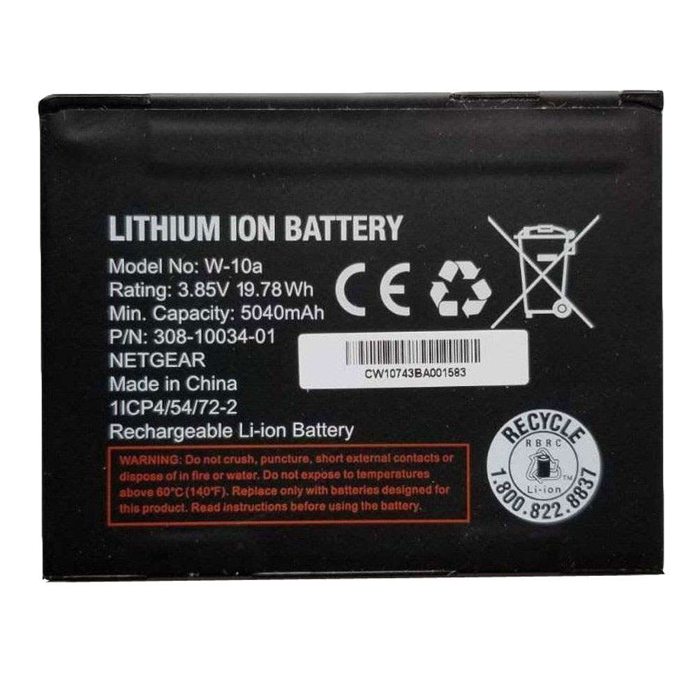 Batería  5040mAh/19.78WH 3.85V W-1-baterias-1800mAh/NETGEAR-W-10A