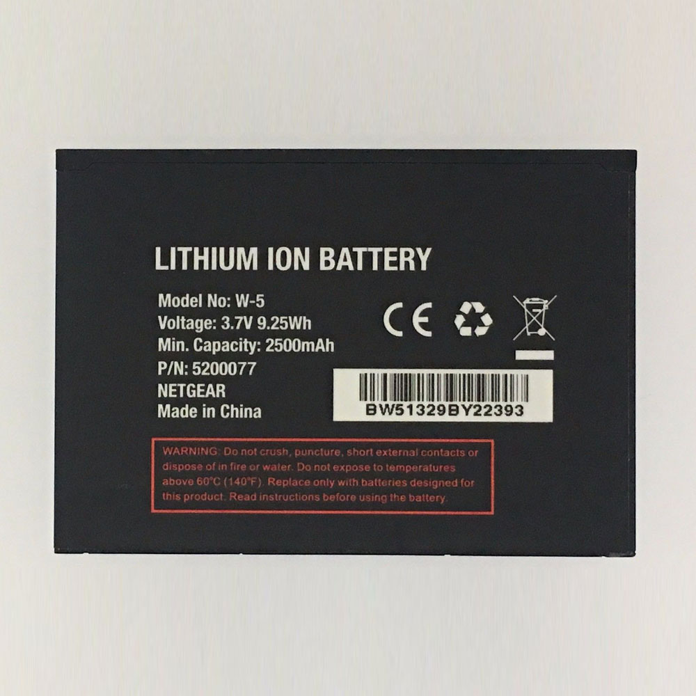 Batería  2500mAh/9.25WH 3.7V W-9-baterias-4340mAh/NETGEAR-W-5