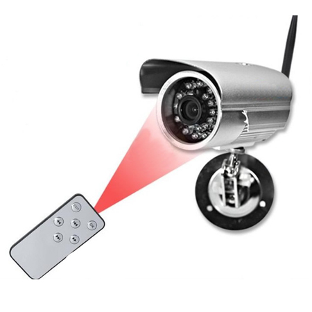 Batería ordenador portátil 24G+Waterproof CCTV Security Camera 16GB SD-Card Motion Detection Night Vision DC-808W