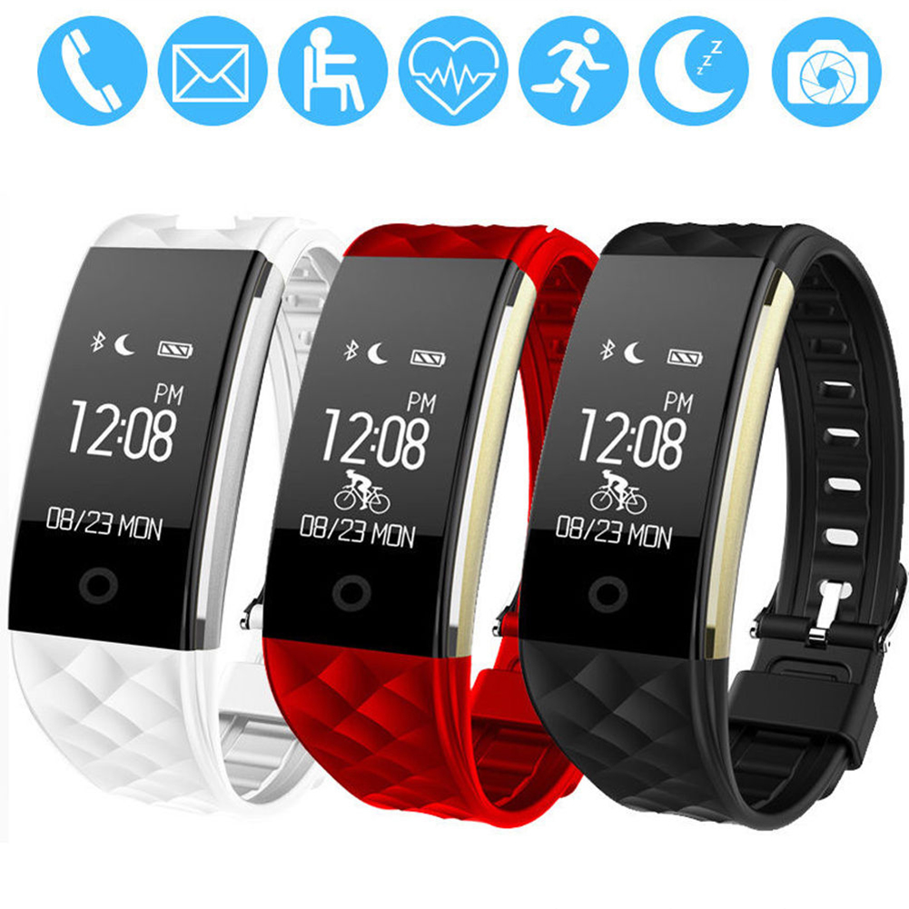 Batería ordenador portátil Waterproof Heart Rate GPS Smart Wristband Watch Bracelet Sport Fitness Tracker