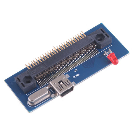 Batería ordenador portátil Micro IDE 1.8 ZIF 50Pin to Mini USB CF Adapter